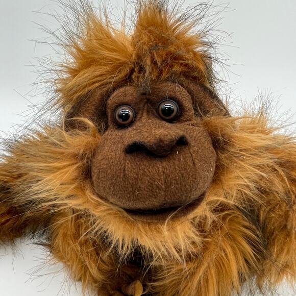 Rainforest‎ Rudy Harry D Orangutan Plush Brown Stuffed Animal 9in Junglecore Toy - Picture 2 of 11